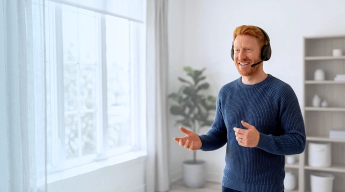 customer support team talking in a call