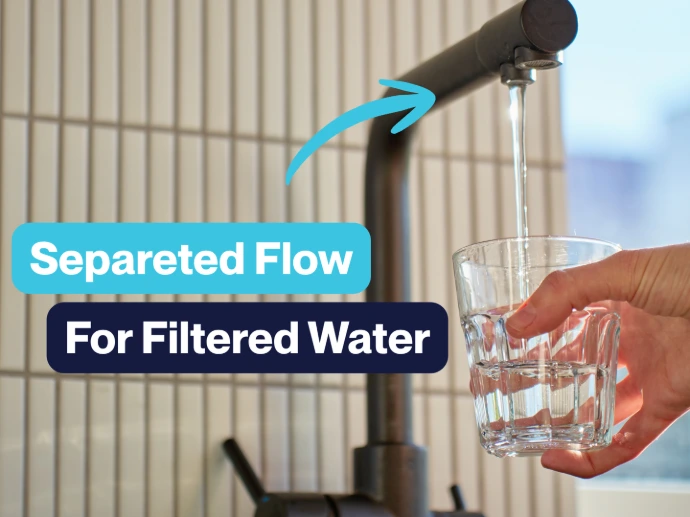 tap with separated flow for filtered water tap with separated flow for filtered water