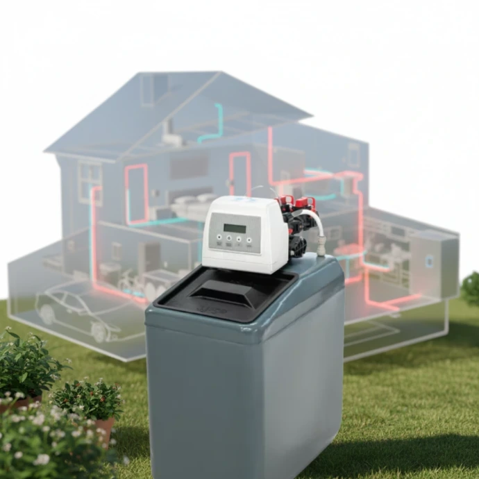 Classic water softener 10L, with upflow regeneration