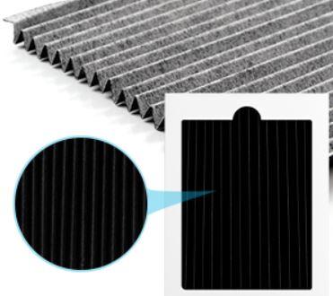 basic carbon filter layers