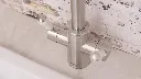 QETTLE Signature Mixer Classic Stainless Steel Dual Lever Close Up.webp