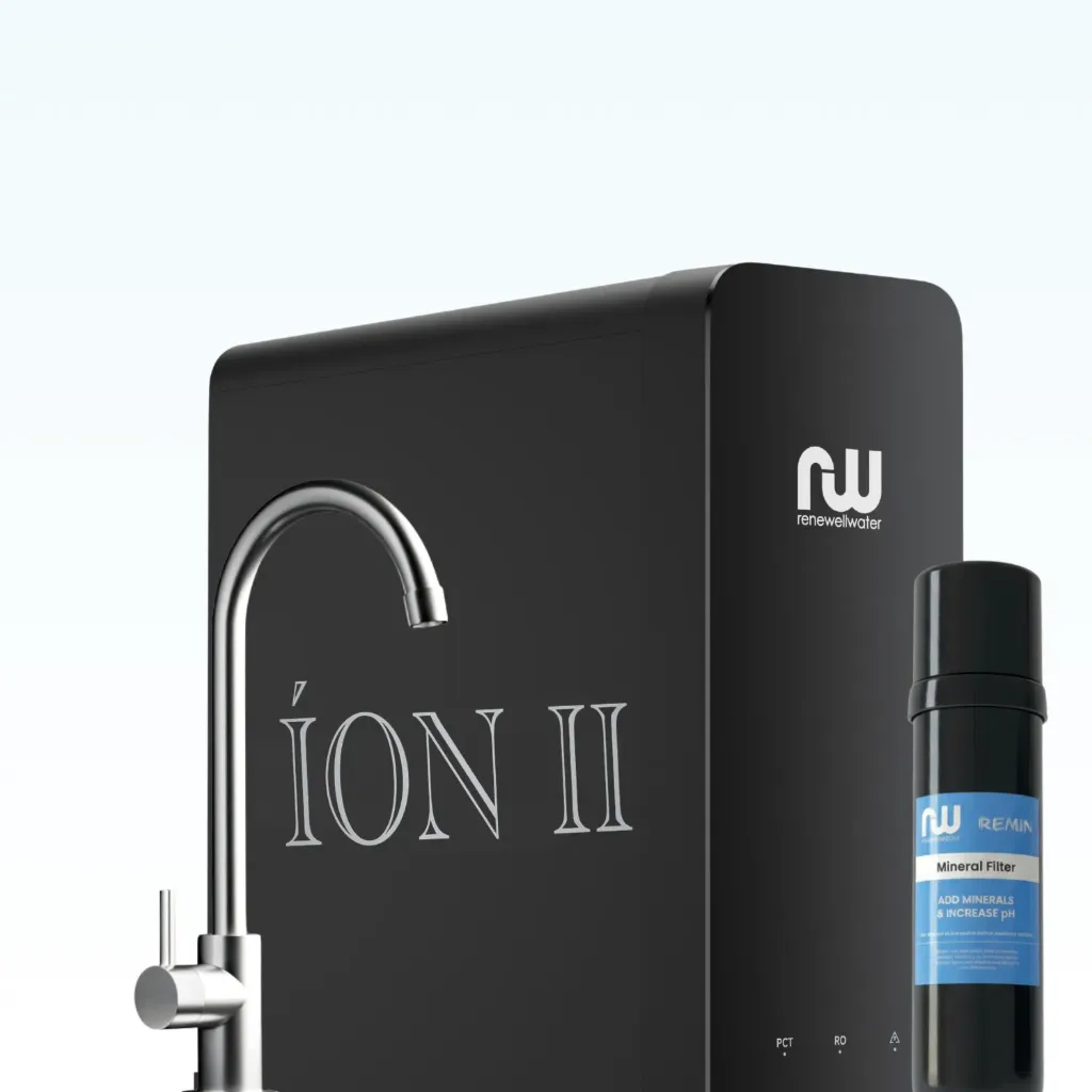 ÌON II Black RO Water Filtration & Vortex System – with Remineralizer